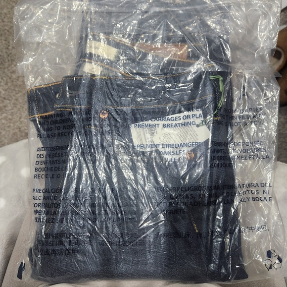 American Eagle Outfitters Dark Blue High Rise Jeans - Picture 9 of 9